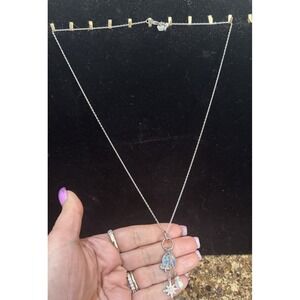 Touchstone Crystal Cosmic AB Swarovski Crystal Pendant 24" Adjustable Necklace